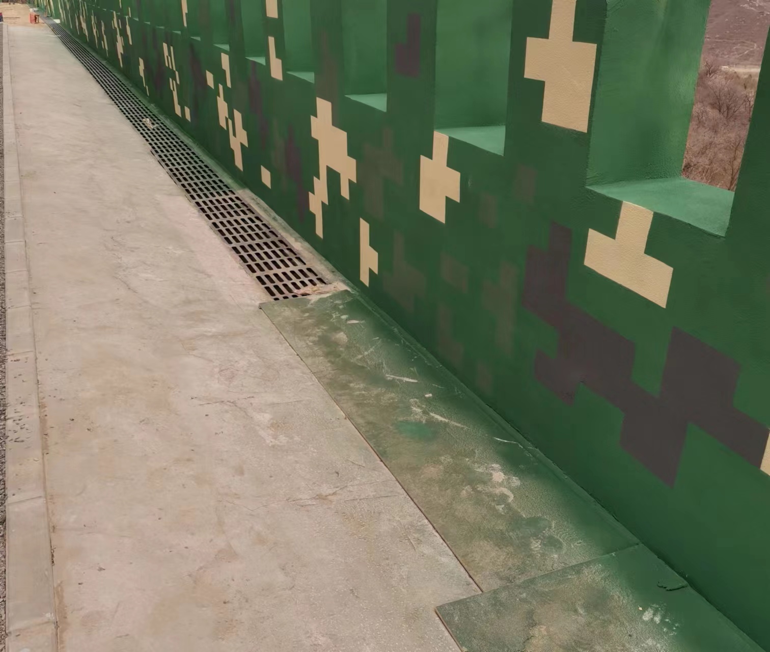 白沙围墙迷彩喷涂,数迷彩漆